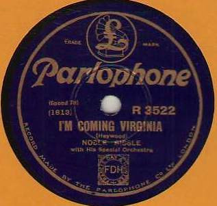 I'm Coming Virginia / I'm Going Back Again To Old Nebraska