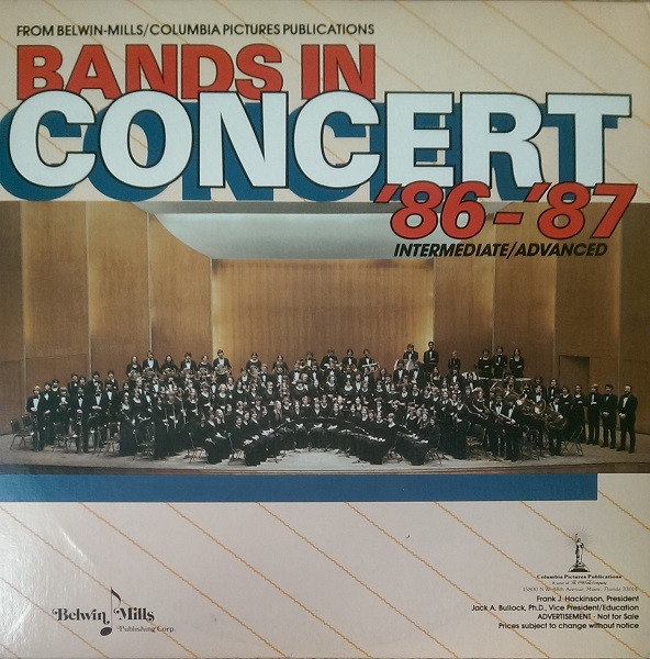 Bands In Concert '86-'87 - Intermediate / Advanced