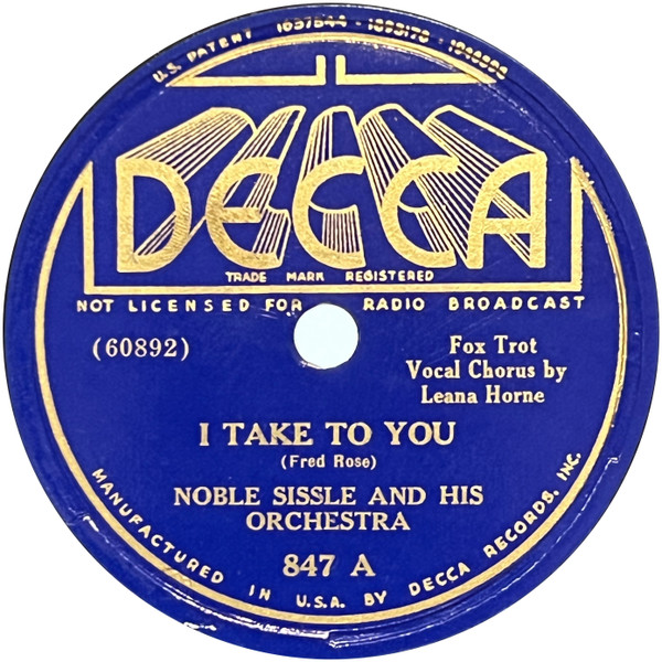 I Take To You / Rhythm Of The Broadway Moon