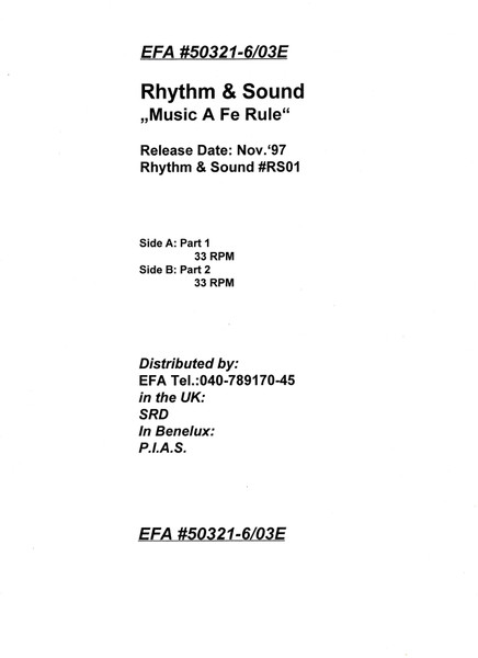 Music A Fe Rule