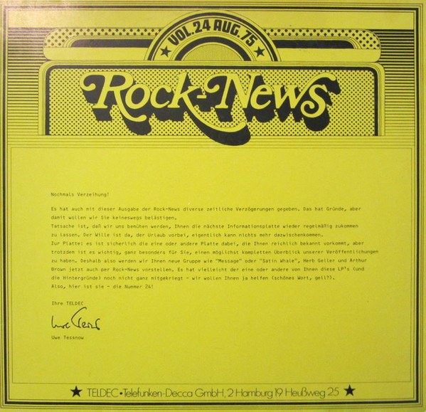 Rock-News Vol. 24 Aug. 75