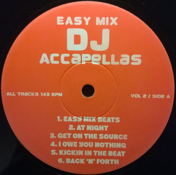 Easy Mix DJ Accapellas Vol 2