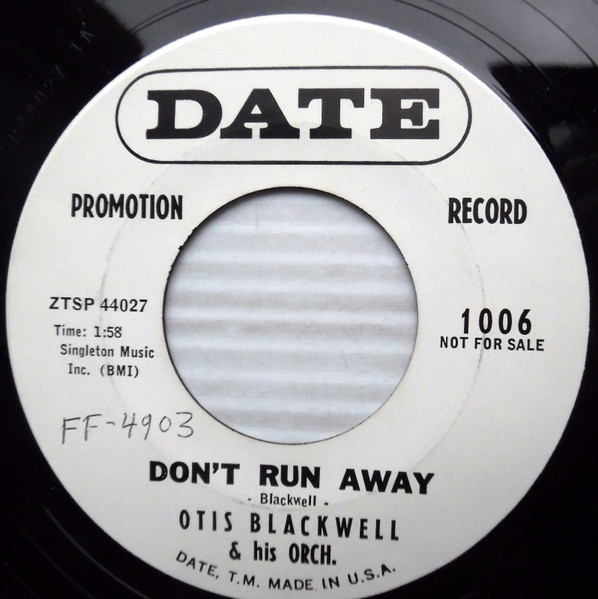  Don't Run Away  