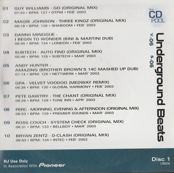 Underground Beats (Series 6 Volume 6)