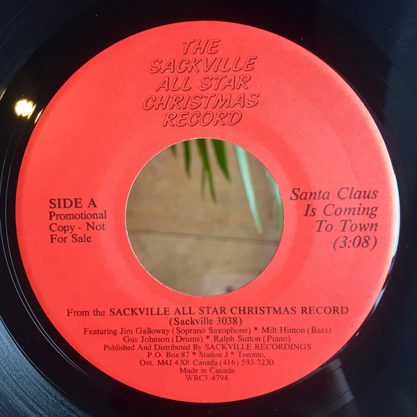 The Sackville All Star Christmas Record