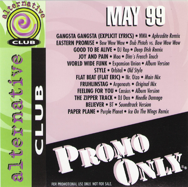 Promo Only Alternative Club May 99