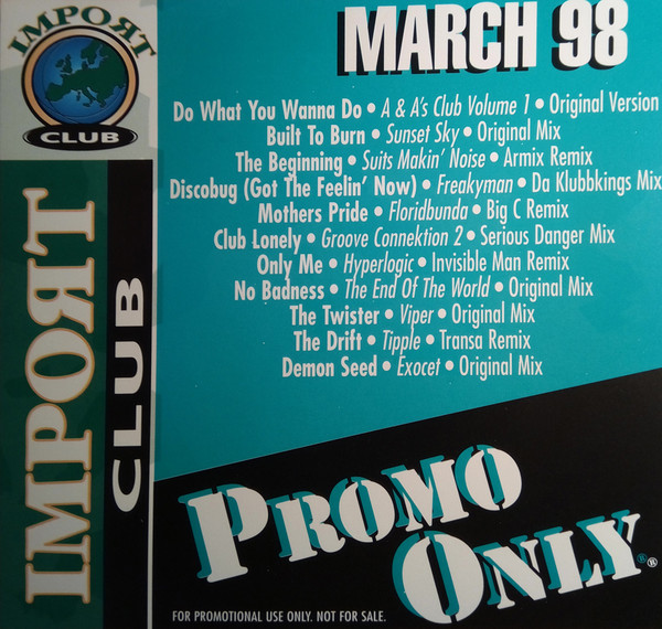Promo Only Import Club: March 98