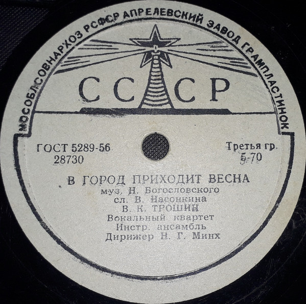 В Город Приходит Весна / Я Тебе Писать Не Стану