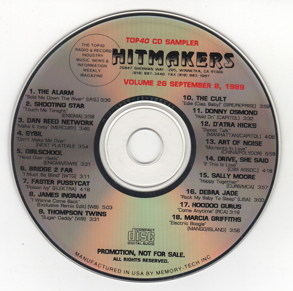 Hitmakers Top 40 CD Sampler Vol. 26