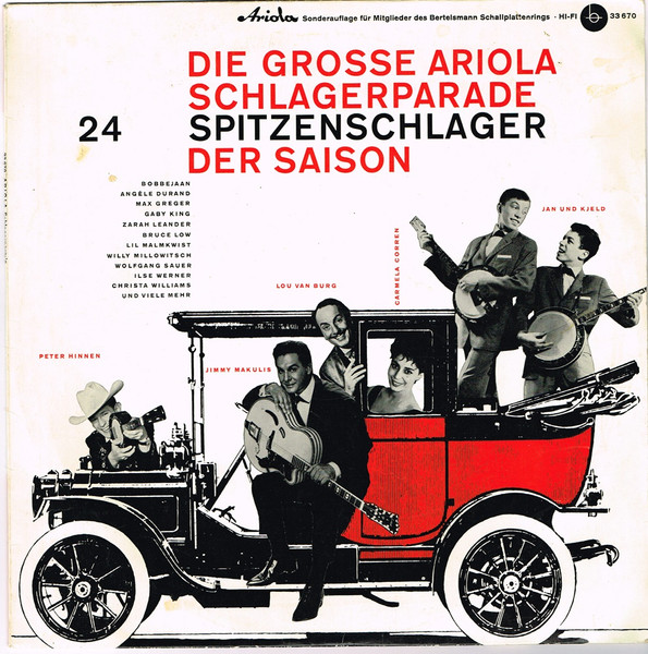 Die Grosse Ariola Schlagerparade 24 Spitzenschlager Der Saison