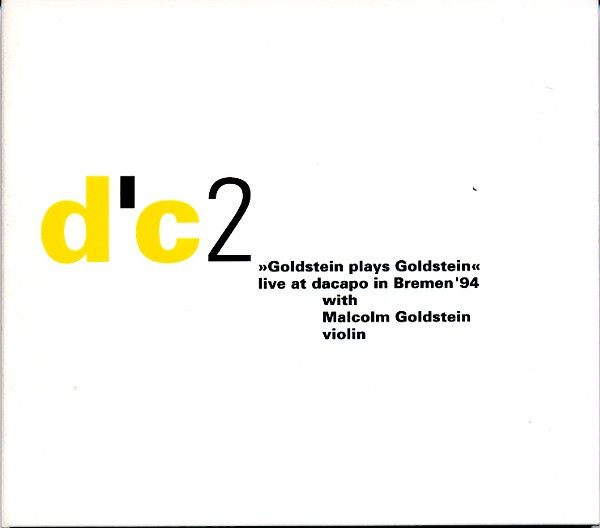 Goldstein Plays Goldstein: Live at Dacapo in Bremen '94