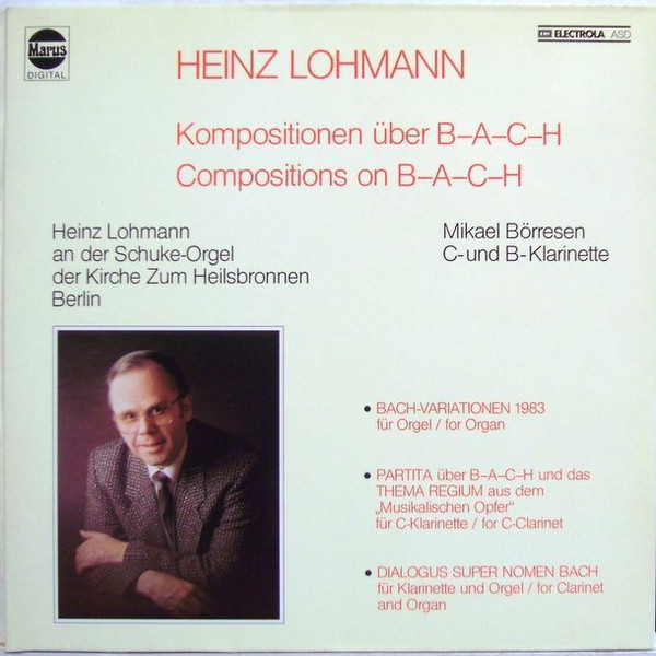 Kompositionen Über B-A-C-H = Compositions On B-A-C-H