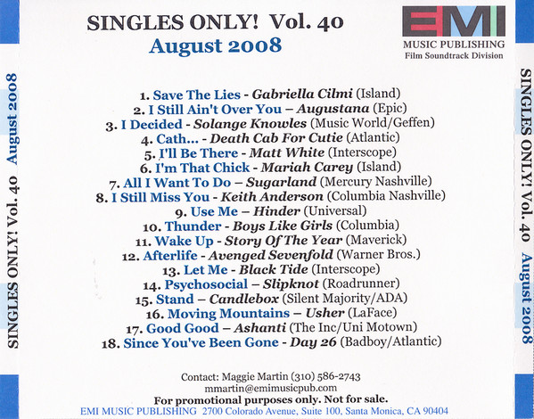 Singles Only! Vol. 40
