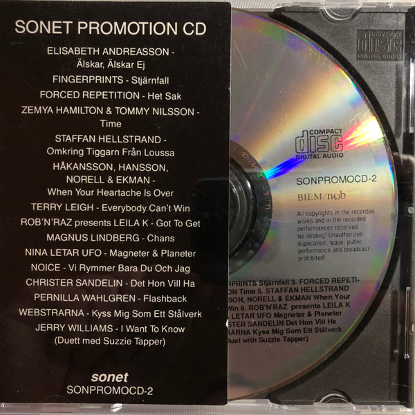 Sonet Promotion CD