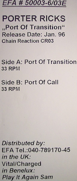 Port Of Transition / Port Of Call