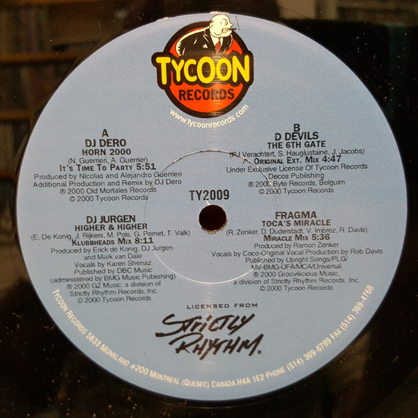 Horn 2000 / Higher & Higher / The 6th Gate / Toca's Miracle