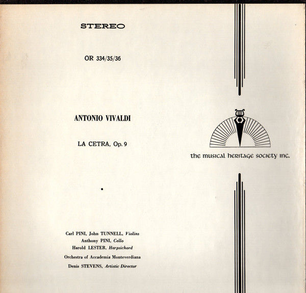 La Cetra, Opus 9