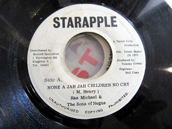 None A Jah Jah Children No Cry / Jahs Glory