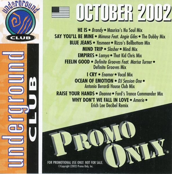 Promo Only Underground Club: October 2002