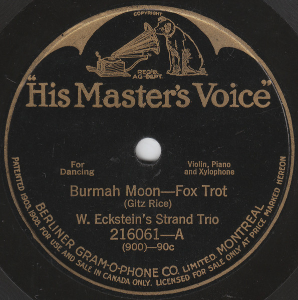 Burmah Moon / I'm Forever Blowing Bubbles