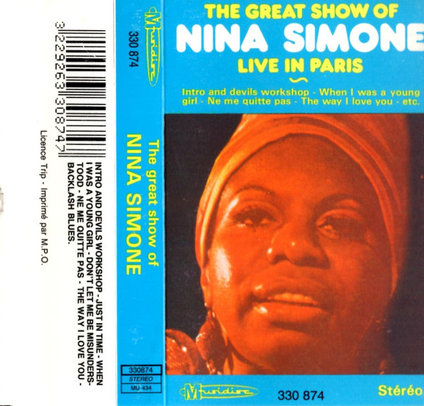The Great Show Of Nina Simone Live In Paris