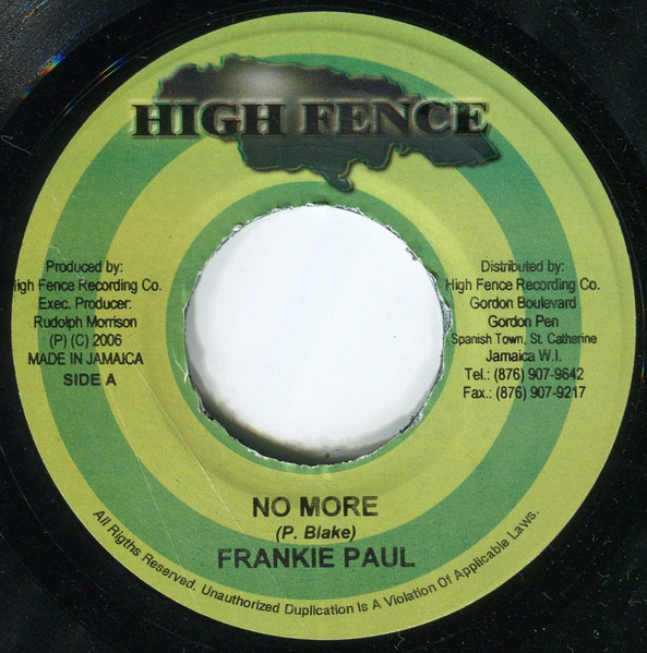 No More / Hand From Yuh Jaw