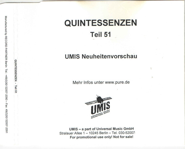 Quintessenzen
