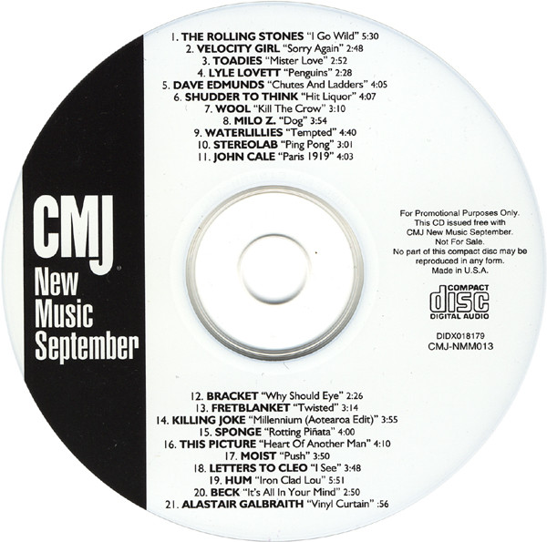 CMJ New Music Monthly Volume 13 September 1994