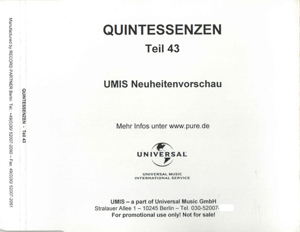 Quintessenzen