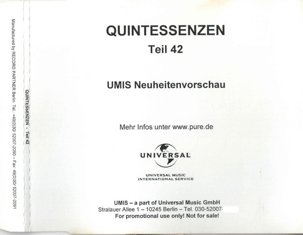 Quintessenzen