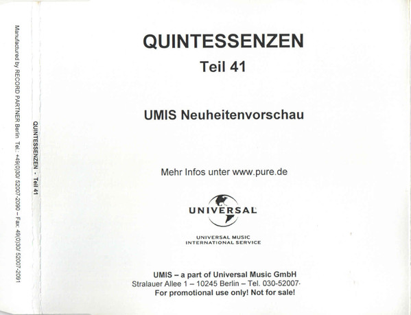Quintessenzen