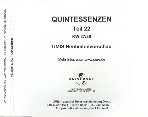 Quintessenzen