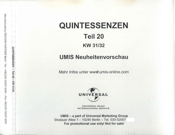 Quintessenzen