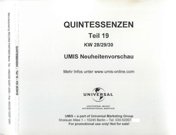 Quintessenzen