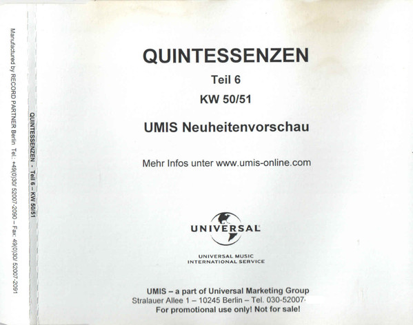 Quintessenzen