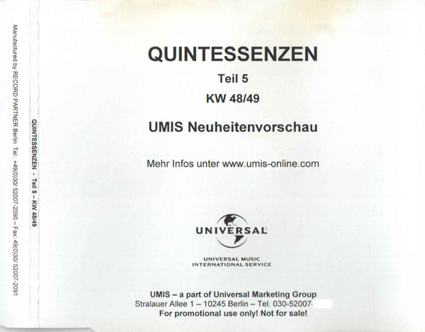 Quintessenzen