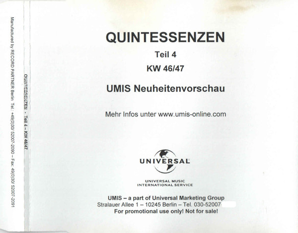Quintessenzen