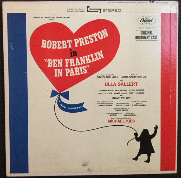 Ben Franklin In Paris (Original Broadway Cast)