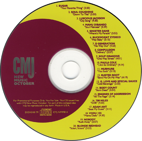 CMJ New Music Monthly Volume 14 October 1994