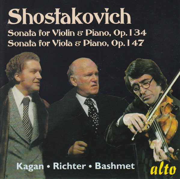 Sonata For Violin & Piano, Op.134 / Sonata For Viola & Piano, Op.147