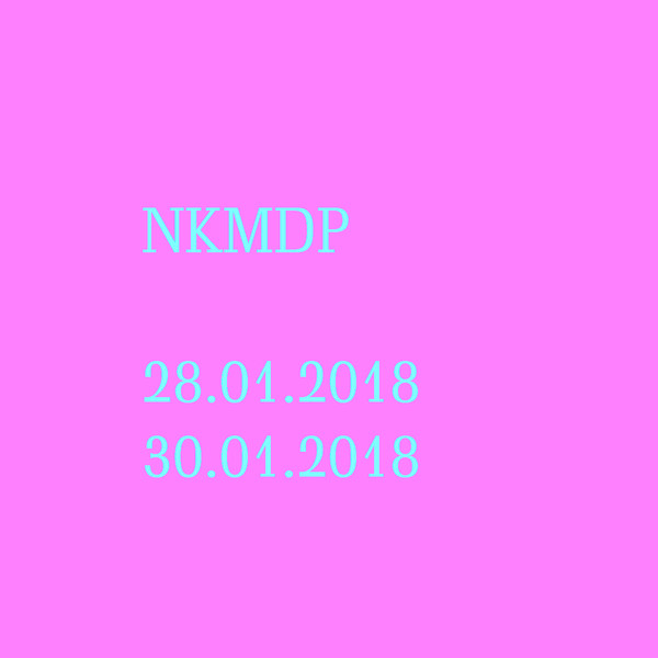NKMDP 28​.​01​.​2018–30​.​01​.​2018