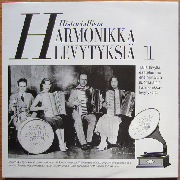 Historiallisia Harmonikkalevytyksiä 1