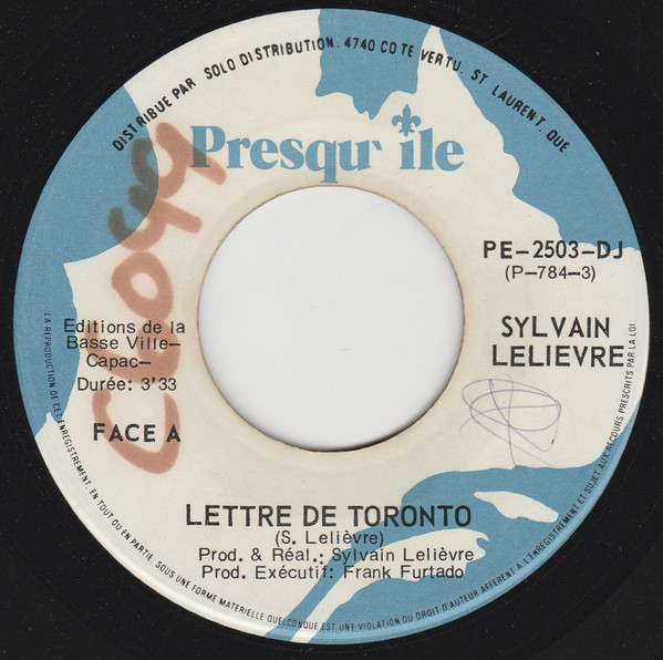 Lettre De Toronto