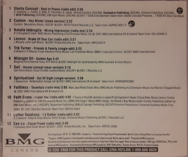 BMG Pop Promo CD Compilation #27