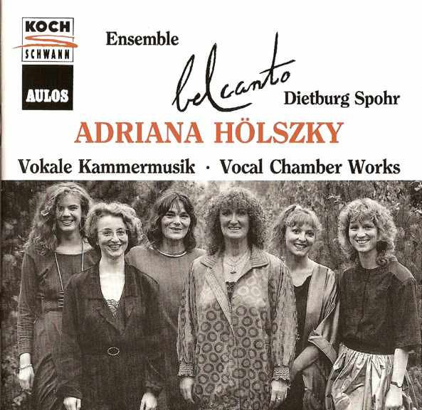 Vokale Kammermusik = Vocal Chamber Works