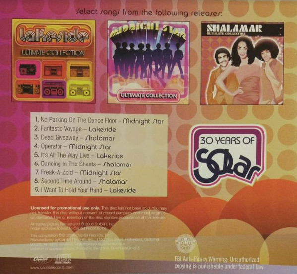 Solar Records 30th Anniversary Sampler 