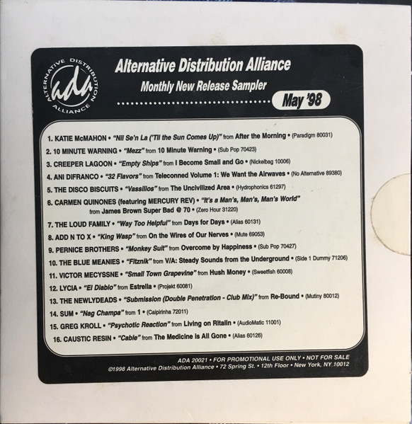 Monthly New Release Sampler May '98
