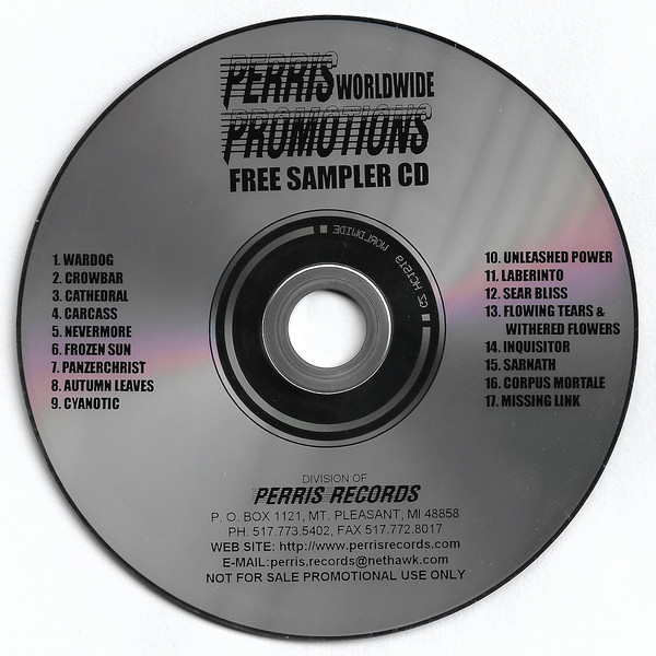 Perris Worldwide Promotions Free Sampler CD