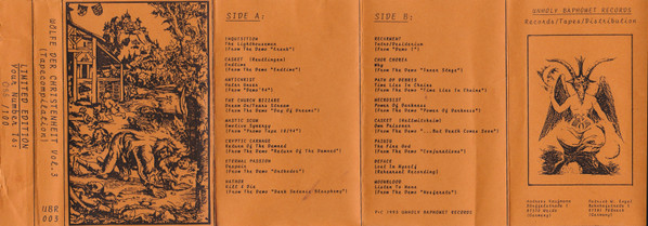 Wölfe Der Christenheit Tape-compilation Vol. 3