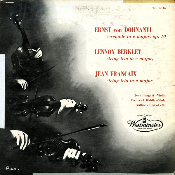 Serenade In E Major, Op. 10 / String Trio In C Major - String Trio In C Major
